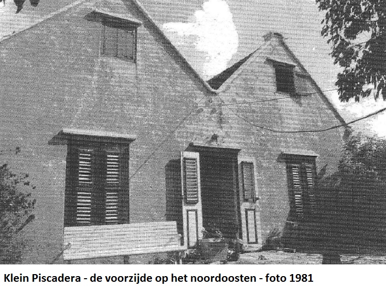 14. Klein Piscadera voorzijde op noordoosten 1981